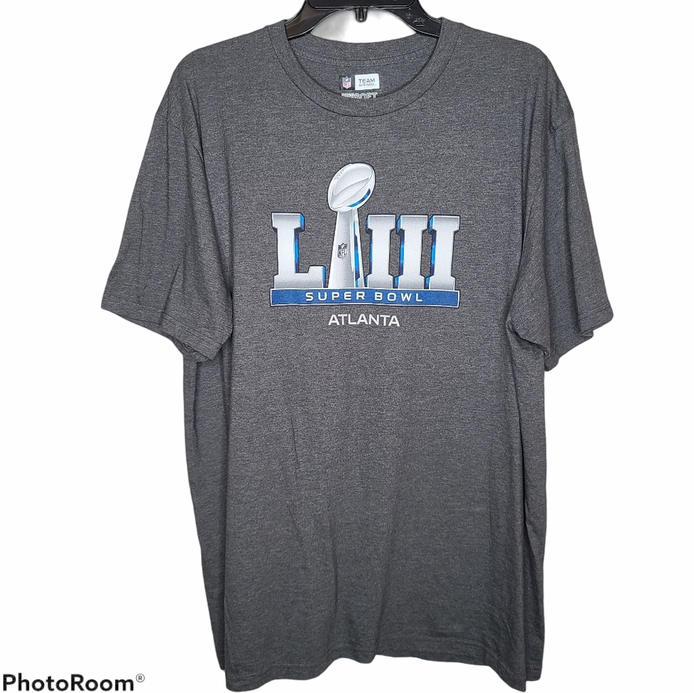 Super Bowl LIII 53 Atlanta Football Tshirt NFL Team Unisex Size XL